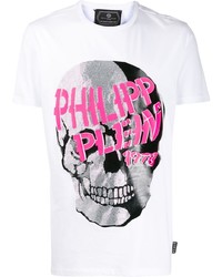 Philipp Plein Skull Embellished T Shirt