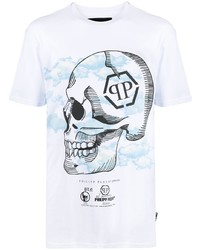 Philipp Plein Skull In The Clouds T Shirt