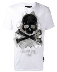 Philipp Plein Skull Patch T Shirt