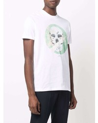 PS Paul Smith Skull Print Cotton T Shirt