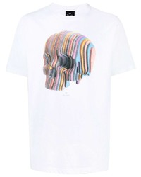 PS Paul Smith Skull Print Organic Cotton T Shirt