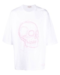 Alexander McQueen Skull Print Oversized T Shirt
