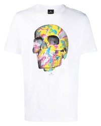 PS Paul Smith Skull Print Short Sleeve T Shirt