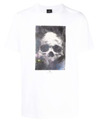 PS Paul Smith Skull Print Short Sleeve T Shirt