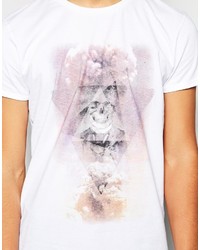 Rock & Religion Skull Print T Shirt