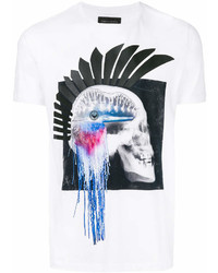 Frankie Morello Skull Print T Shirt