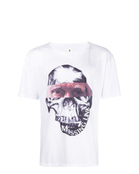 Poan Skull Print T Shirt