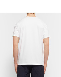 Saturdays Nyc Slash Printed Pima Cotton Jersey T Shirt