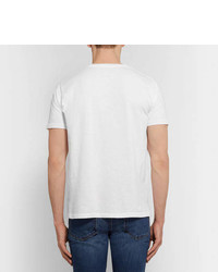 Hartford Slim Fit Printed Slub Cotton Jersey T Shirt