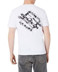 Topman Slim Fit Ritual Graphic T Shirt