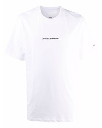 Oamc Slogan Print Cotton T Shirt