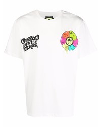 BARROW Slogan Print Cotton T Shirt