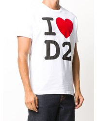DSQUARED2 Slogan Print T Shirt