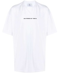 Vetements Slogan Print T Shirt