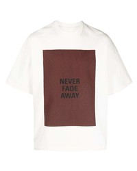 Jil Sander Slogan Print T Shirt