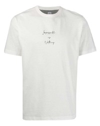 Eleventy Slogan Print T Shirt