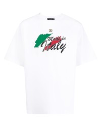Dolce & Gabbana Slogan Print T Shirt