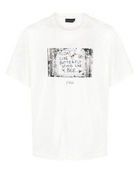 Throwback. Slogan Print T Shirt
