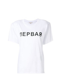 Natasha Zinko Slogan Print T Shirt