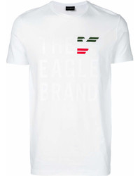 Emporio Armani Slogan Printed T Shirt