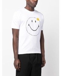 Joshua Sanders Smiley Face Cotton T Shirt