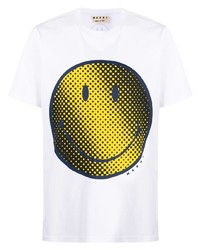 Marni Smiley Face Print T Shirt