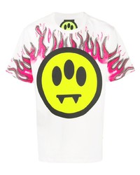 BARROW Smiley Logo Cotton T Shirt