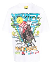 MARKET Smiley Polo Horserace T Shirt