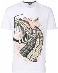 Just Cavalli Snake Print T Shirt