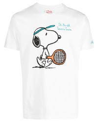 MC2 Saint Barth Snoopy Print Short Sleeve T Shirt