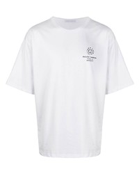 Societe Anonyme Socit Anonyme Logo Print Cotton T Shirt
