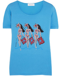 Solid And Striped Donald Robertson Dottie Printed Cotton T Shirt