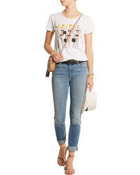 Solid And Striped Donald Robertson Dottie Printed Cotton T Shirt