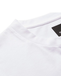 Oamc Sos Printed Cotton Jersey T Shirt