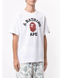 A Bathing Ape Space Camo College Printed T Shirt