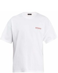 Balenciaga Speedhunter Print Cotton Jersey T Shirt