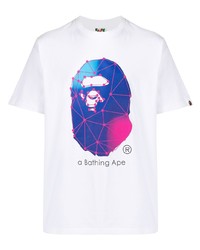 A Bathing Ape Spider Web Graphic Print T Shirt
