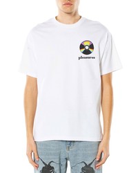 Pleasures Spin Cotton Graphic Tee In White At Nordstrom