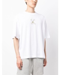 Off-White Splash Print Short Sleeve T Shirt