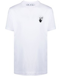 Off-White Spray Print Cotton T Shirt