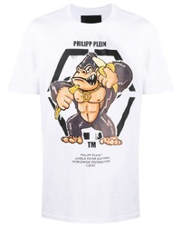 Philipp Plein Ss King Plein Cotton T Shirt