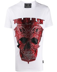 Philipp Plein Ss Skull Graphic Print T Shirt