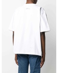 Heron Preston Ss Tee Reg Cutout White Orange