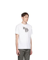 Ps By Paul Smith Ssense White Zebra Regular Fit T Shirt