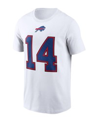 Nike Stefon Diggs White Buffalo Bills Player Name Number T Shirt