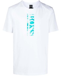 BOSS Stencil Logo Print T Shirt