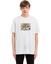 Oamc Still Life Printed Cotton Jersey T Shirt