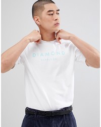 Diamond Supply Stone Cut T Shirt In White