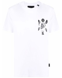 Philipp Plein Stones Skull T Shirt