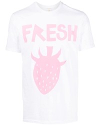 WESTFALL Strawberry Print Cotton T Shirt
